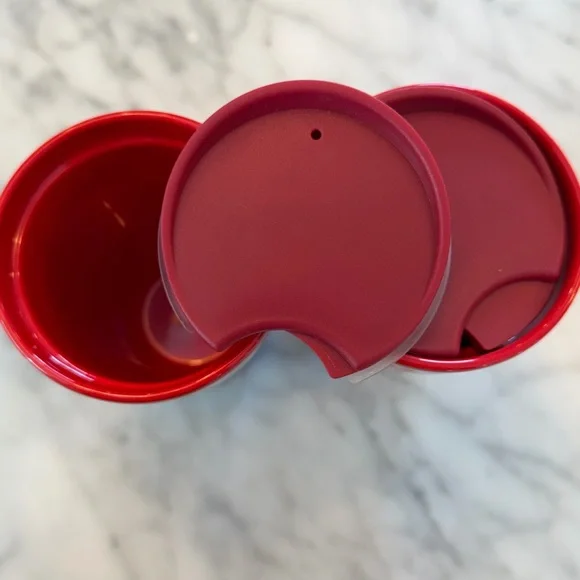 Starbucks Holiday 2021 Ceramic Tumbler 12oz Red Stripe (Set of 2) - Picture 3 of 3